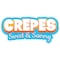Signmission Crepes Decal Concession Stand Food Truck Sticker, 8" x 4.5", D-DC-8 Crepes19 D-DC-8 Crepes19 - alternate 1